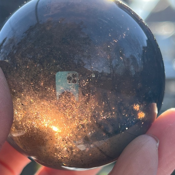 Smoky (3) quartz sphere | crystal - Picture 13 of 15